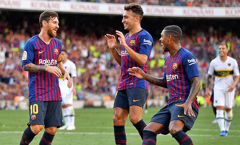 Barcelona goleó a Boca por 3 a 0 con una genialidad de Messi