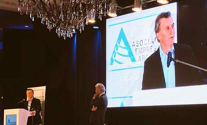 Macri a empresarios: ante «un pedido indebido, acá tienen un presidente al cual denunciarlo»