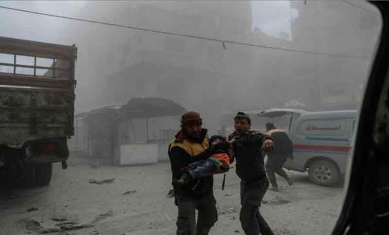 Al menos 39 civiles muertos en explosión de depósito de armas en Siria