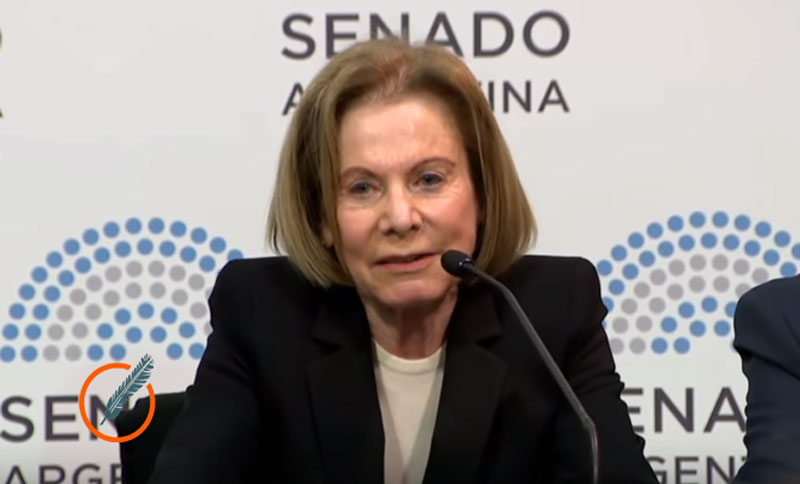 Weimberg de Roca defendió su nombramiento a la Procuración General en el Senado