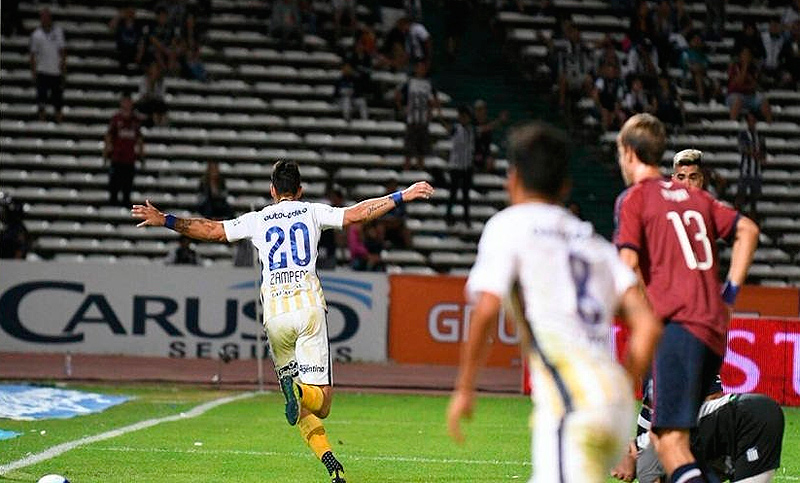 Central volvió a festejar al estilo del Patón