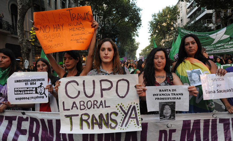 El 98% de las personas trans no tienen trabajo formal
