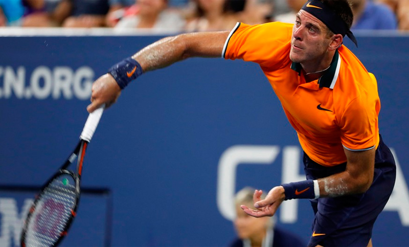 Del Potro busca su segunda alegría en Estados Unidos