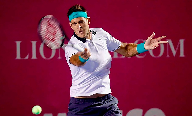Del Potro avanzó caminando a las semifinales de Los Cabos