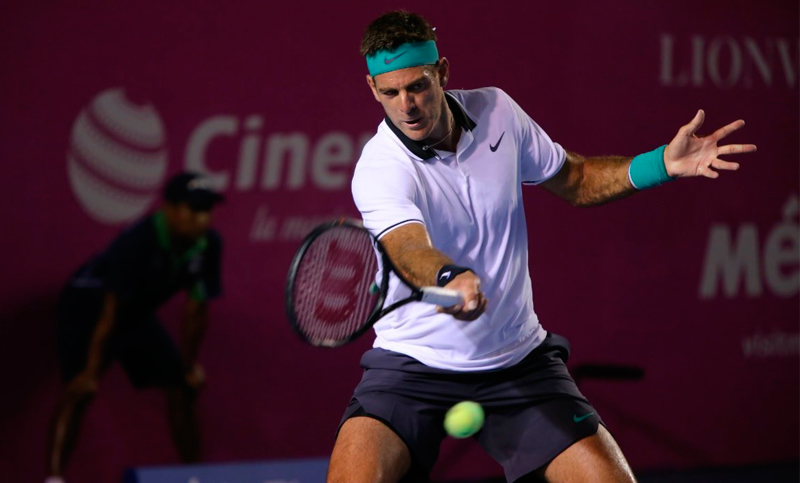 Del Potro batalló ante un desconocido pero impuso su jerarquía en Los Cabos