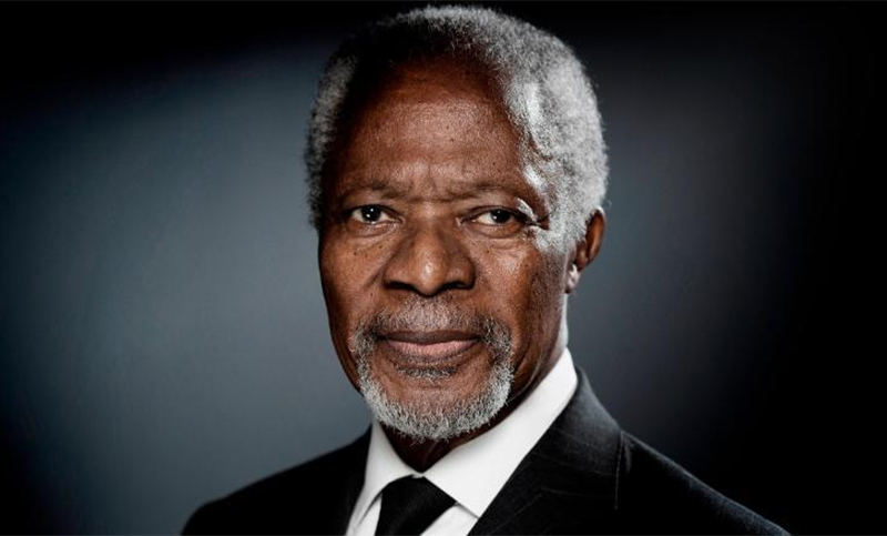 Murió Kofi Annan, ex secretario general de la ONU y Nobel de la Paz
