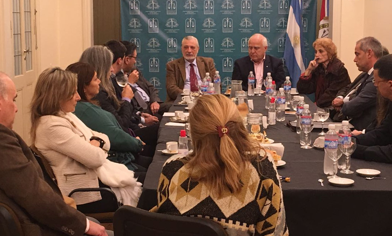 Lifschitz y Silberstein se reunieron con integrantes del Colegio de Magistrados