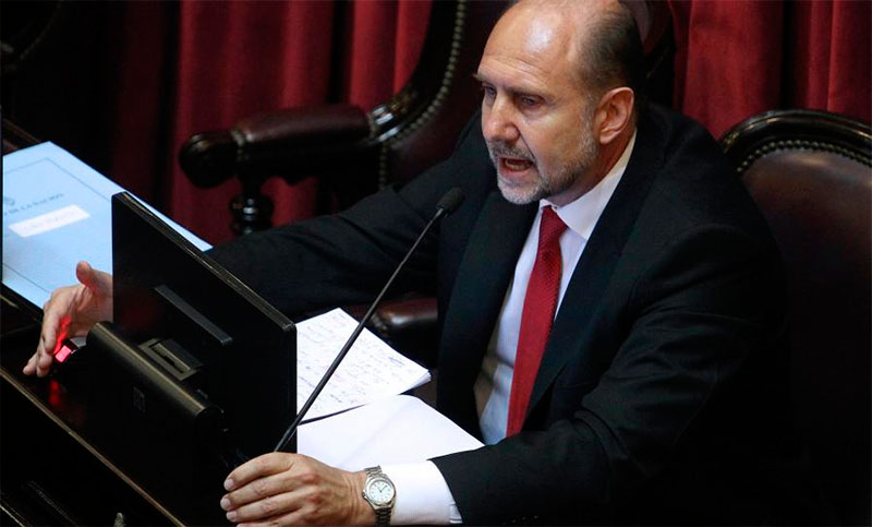 Perotti reafirmó su abstención durante la votación por la legalización del aborto