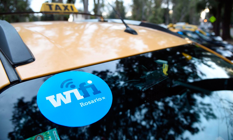 Rosario incorpora conectividad wifi gratuito en el servicio de taxis