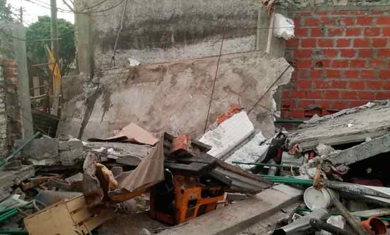 Explotó una garrafa y provocó la destrucción total de un galpón