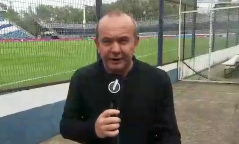Marcelo Lamberti en la previa de Canallas y Triperos