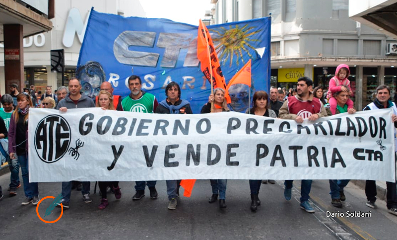 Paro de ATE y movilización: «Esta marcha es la antesala de una paro activo»