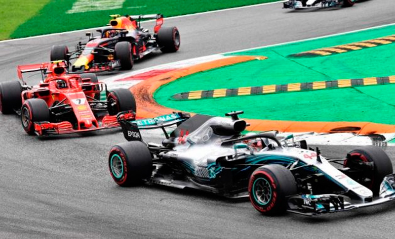 Fórmula 1: Hamilton privó a Ferrari de la victoria en Monza