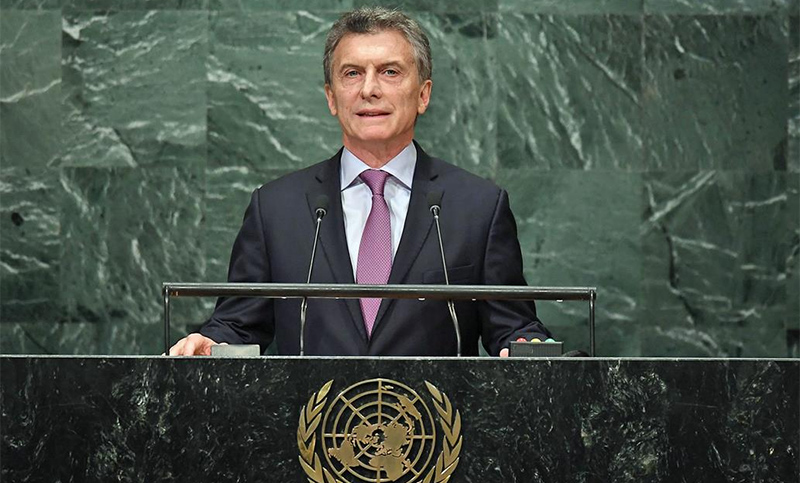 En medio del paro, Macri hablará en Nueva York ante la ONU
