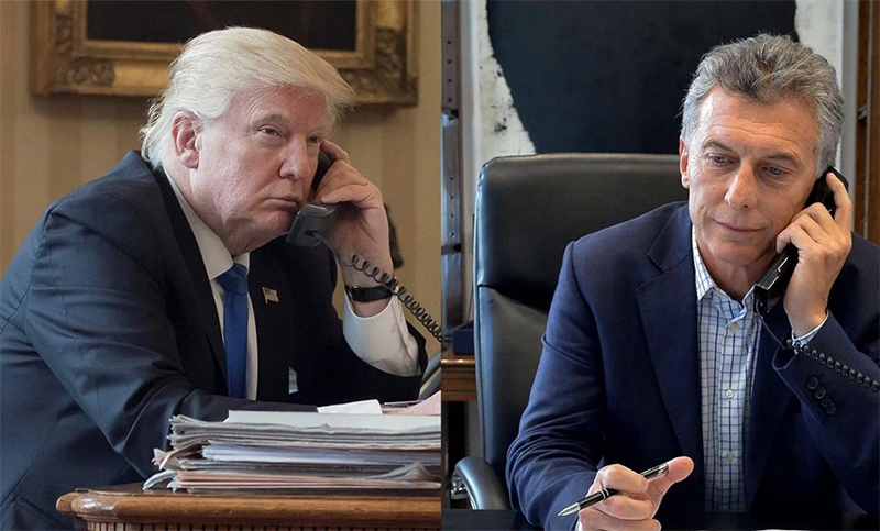 Macri habló con Trump sobre la reunión de ambos equipos económicos en Washington