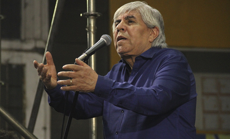 Hugo Moyano: «Macri está desorientado, no sabe qué hacer y tiene ganas de rajarse»