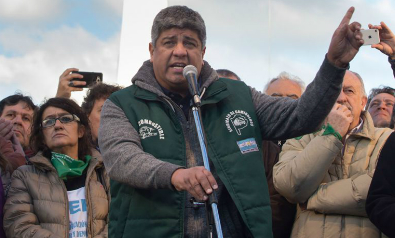 Pablo Moyano anunció un paro general del frente sindical para el próximo 30 de abril