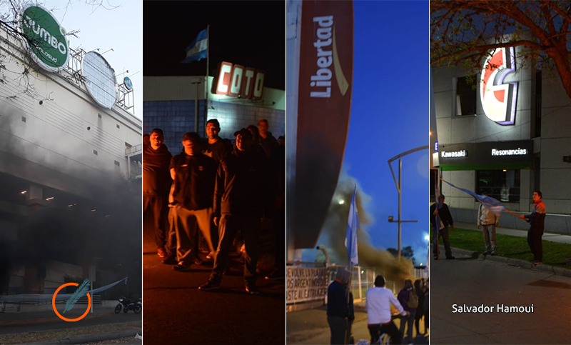 El paro se siente desde temprano en Rosario por acción de los mercantiles