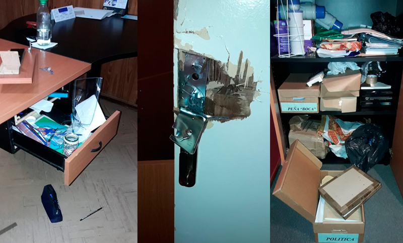Importante robo en la sede del Sindicato del Vidrio de Rosario