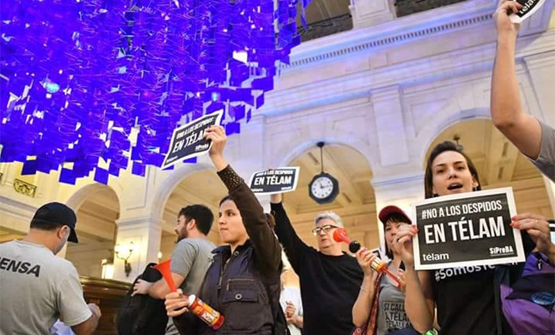 Trabajadores de Télam denuncian el montaje de una “agencia paralela trucha”