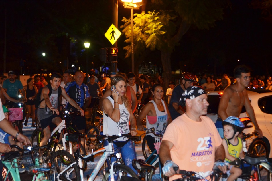En el Día Mundial sin Autos se viene una nueva bicicleteada nocturna