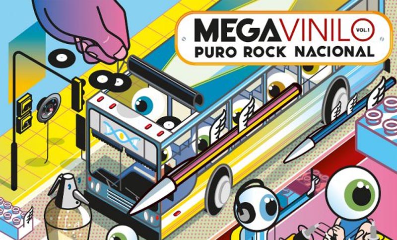 Lanzaron «Megavinilo», un disco de puro rock nacional