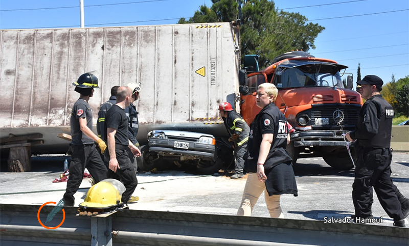 El impactante video del momento del rescate en Circunvalación