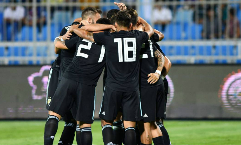 Cervi se anotó con un gol en la victoria de Argentina sobre Irak