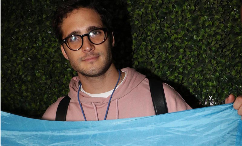 Diego Boneta llegó a Argentina para participar en Showmatch
