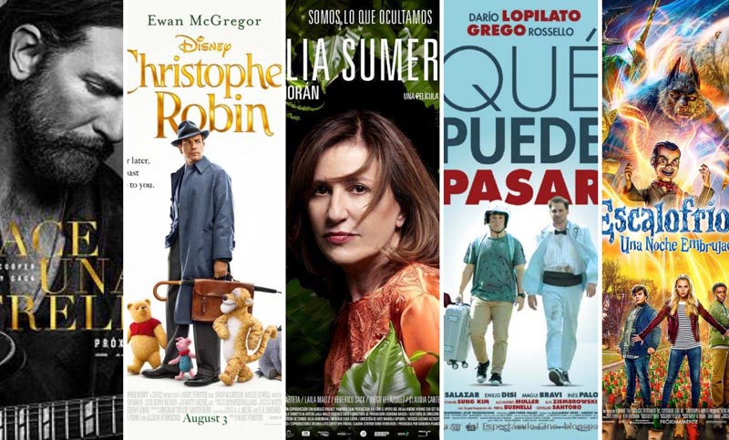 Cinco estrenos con historias para todos los gustos