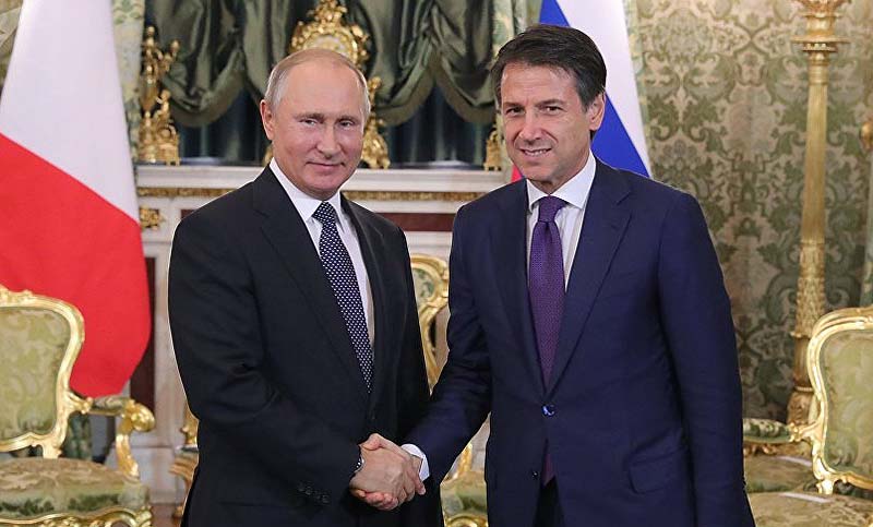 Conte insistió en reanudar el Grupo de los 8 con Rusia incluida