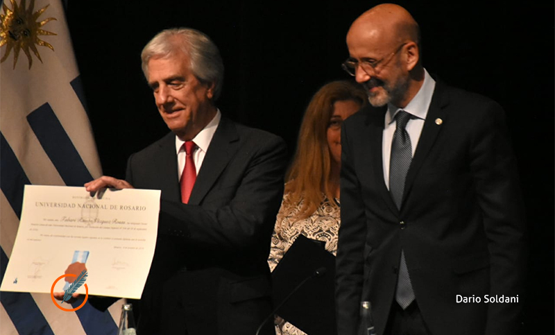 Honoris Causa para Tabaré Vazquez en Rosario