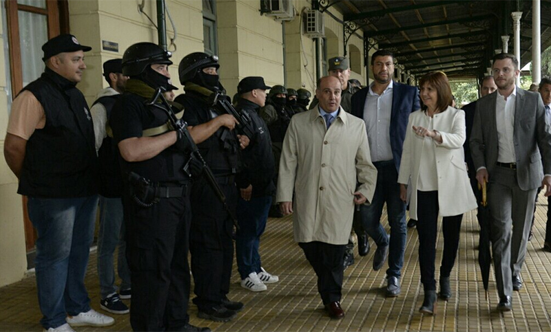 Bullrich en Rosario: “Los procedimientos son para generar una zona libre de la delincuencia”