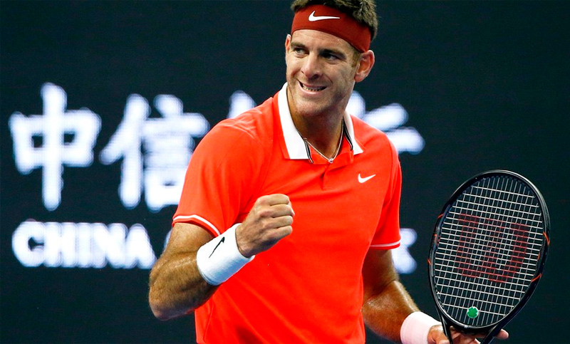 Del Potro venció a Krajinovic y avanzó a semifinales en China