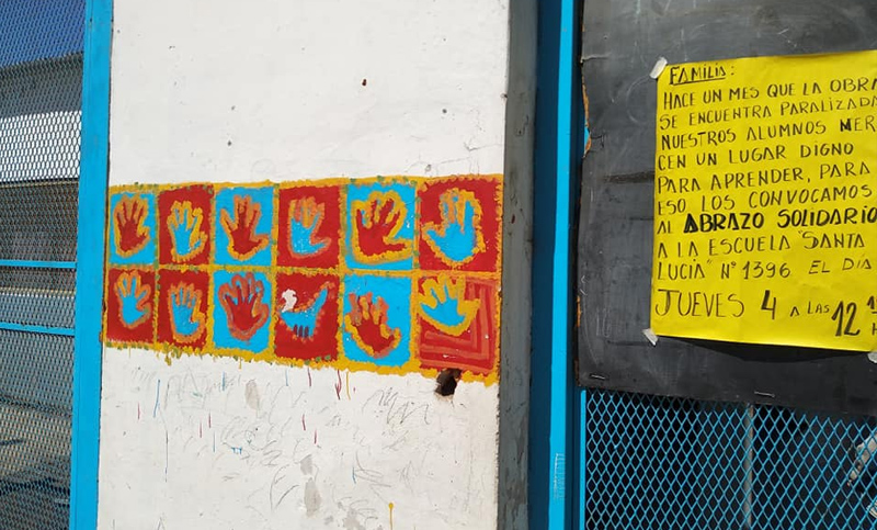 Nación paralizó su única obra en una escuela en Rosario