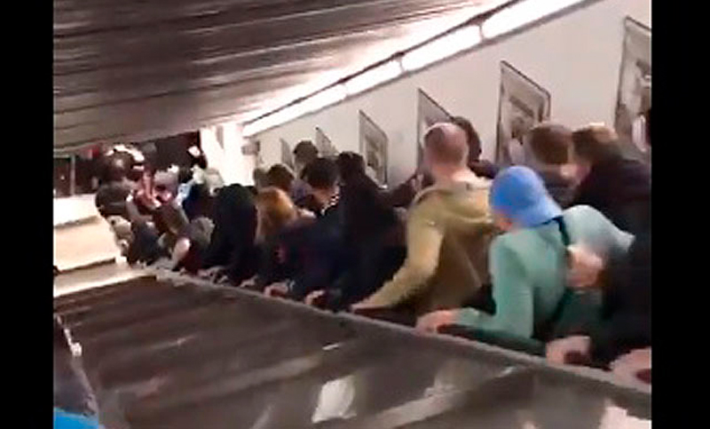 Italia: varios heridos tras un accidente en escalera mecánica