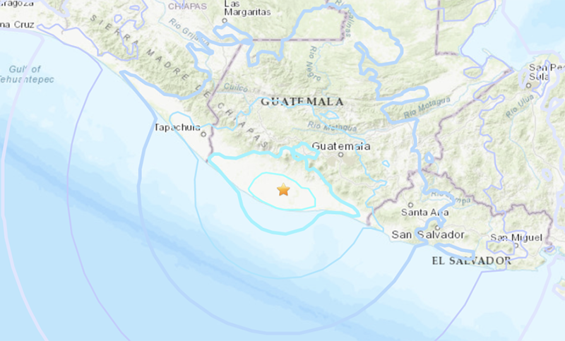 Un sismo de magnitud 5,8 estremeció varias regiones de Guatemala