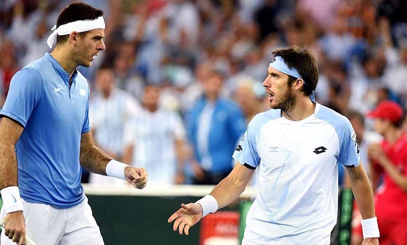 Del Potro y Mayer perdieron en dobles en el ATP de China