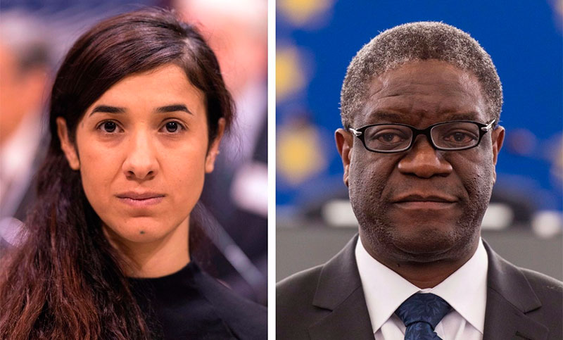 El Nobel de la Paz premió a dos héroes de la lucha contra la violencia sexual