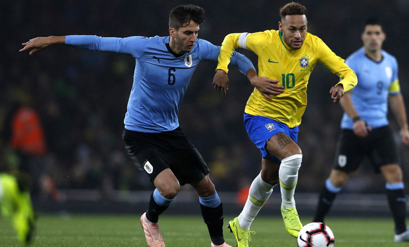 Triunfo brasileño en un amistoso con Uruguay en Londres