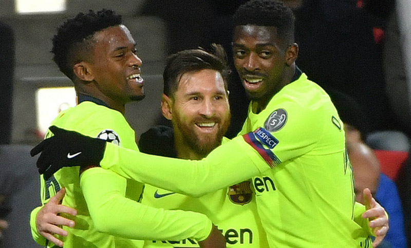 Una genialidad de Messi para el triunfo de Barcelona que clasificó a octavos