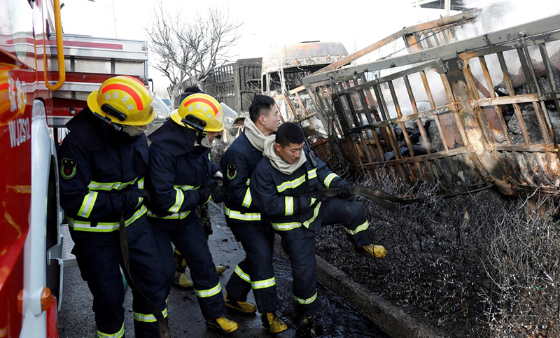 Una explosión química mató a 22 personas en una ciudad china