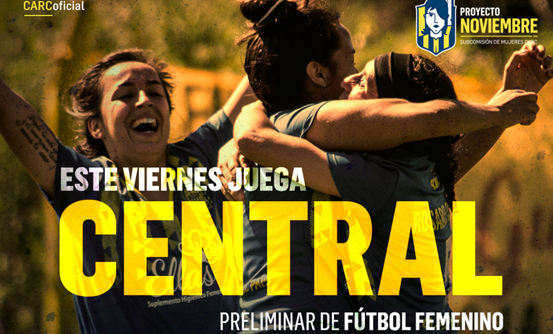 El fútbol femenino de Central y Estudiantes jugarán un partido histórico