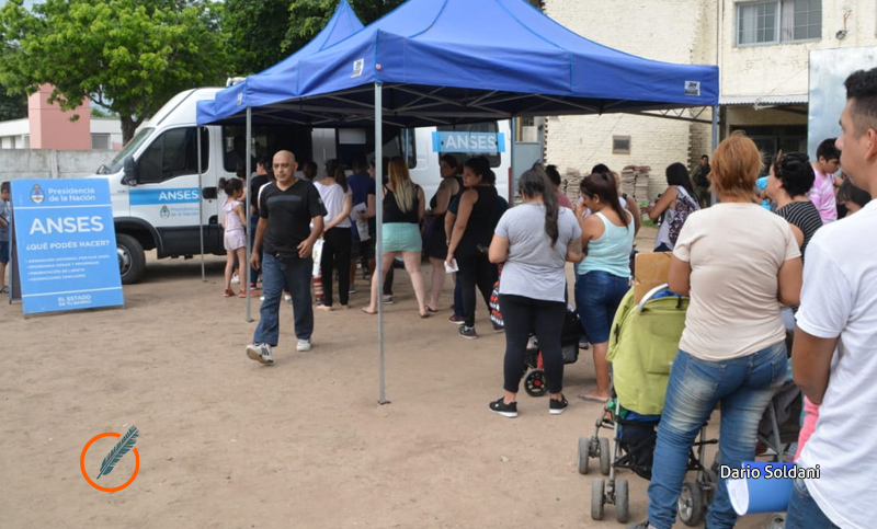 Anses móvil llegó al barrio Municipal y tuvo gran convocatoria