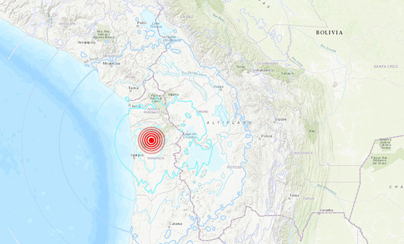 Un fuerte sismo de magnitud 6,2 sacude el norte de Chile