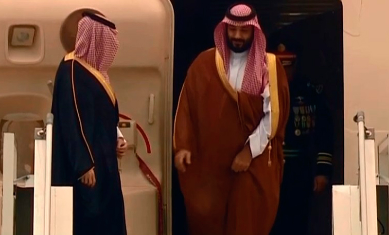 En medio de la polémica, llegó el príncipe de Arabia Saudita para participar del G20