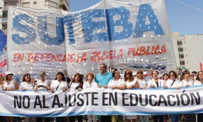 Docentes bonaerenses pararán en rechazo al bono de 7 mil pesos y la propuesta salarial