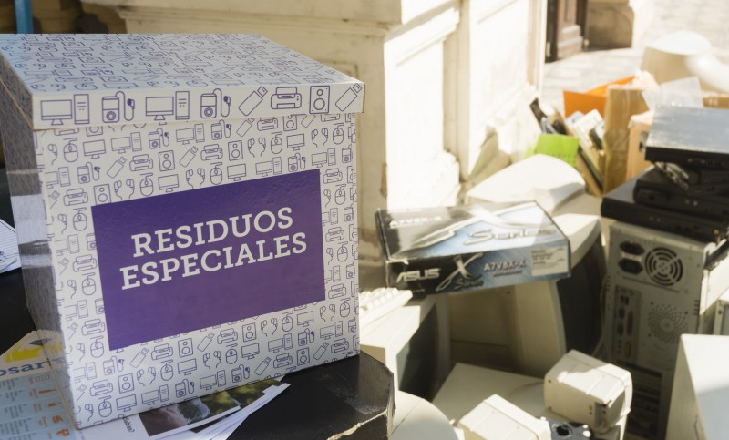 Residuos informáticos: la recepción de materiales se incrementó más de un 2.000% en siete años
