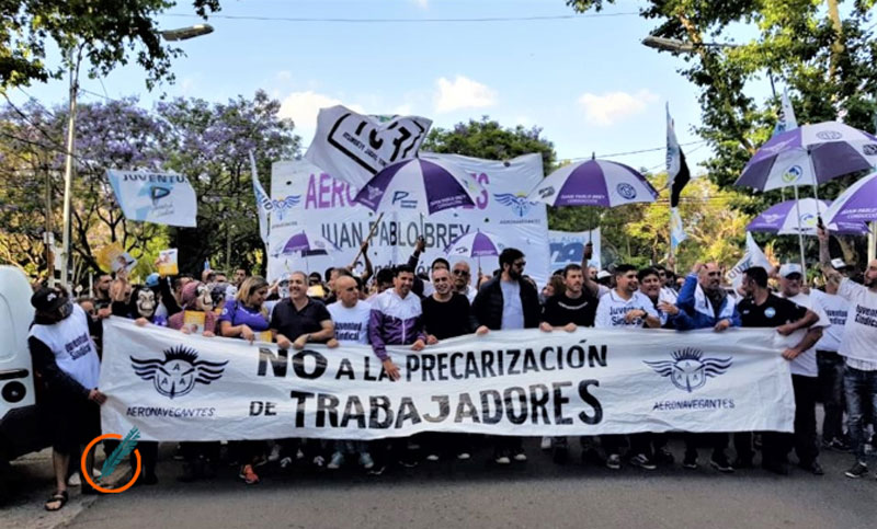 Aeronavegantes se movilizarán a Plaza de Mayo este jueves por reclamos laborales