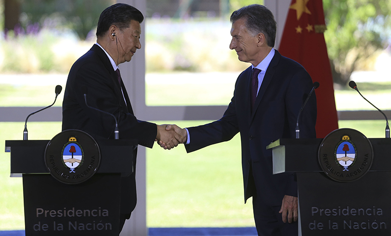 Macri: «Queremos seguir trabajando codo a codo» con China
